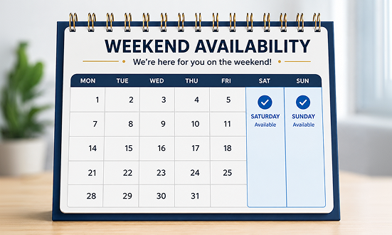 Weekend Availability